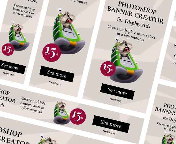 Photoshop Banner Creator para Display Ads